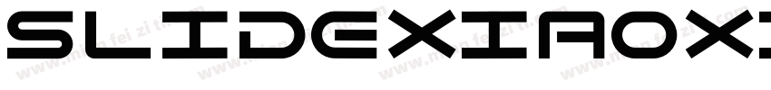 slidexiaoxin Regular字体转换